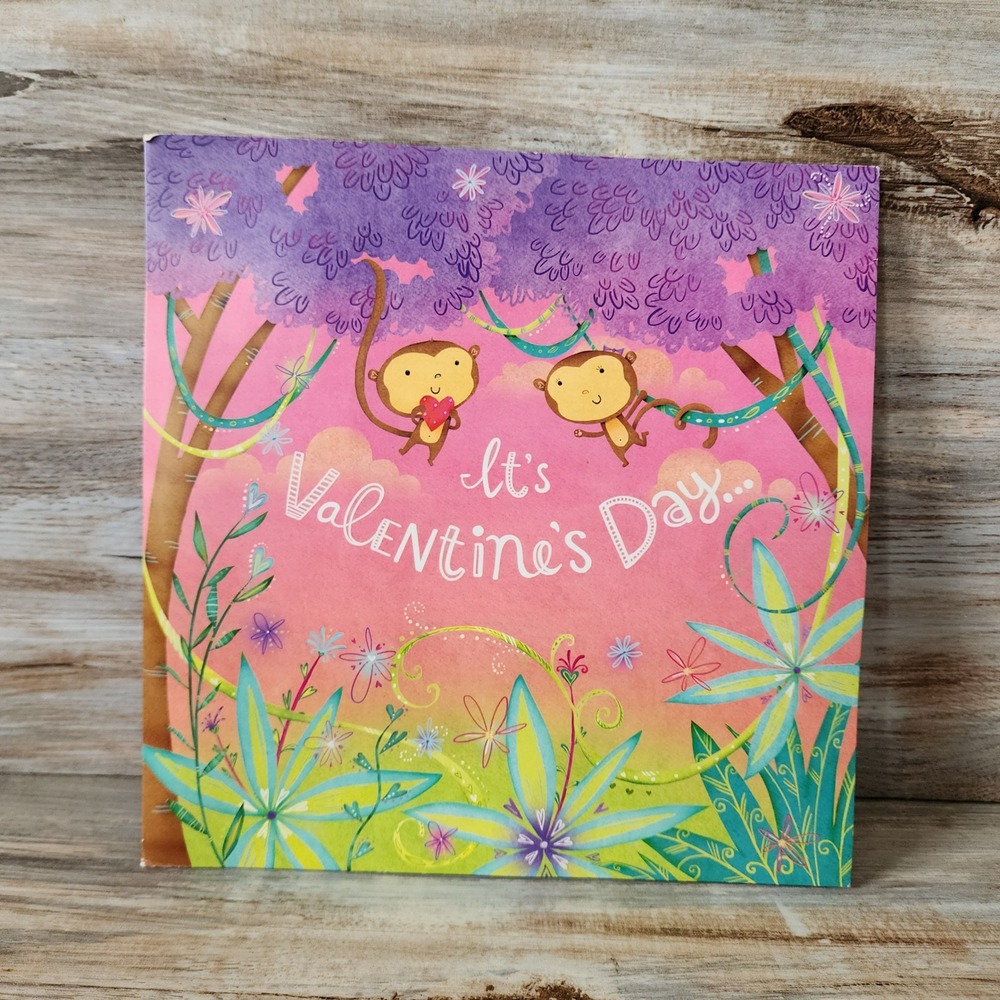 Oversized Musical Pop Up Valentine's Day Card Tarzan Boy Song Jungle Monkeys